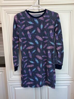 DEX girls feather print nightie